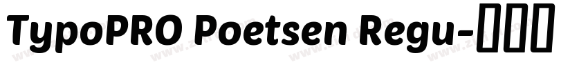 TypoPRO Poetsen Regu字体转换